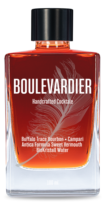 Boulevardier Bourbon Whiskey Whisky Campari Wermut Bottled Cocktail