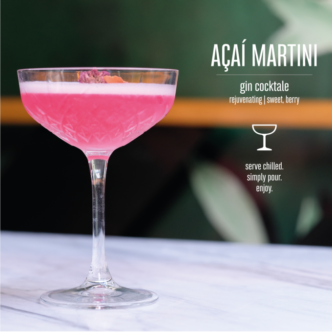 Açaí Martini Bottled Cocktail Mood