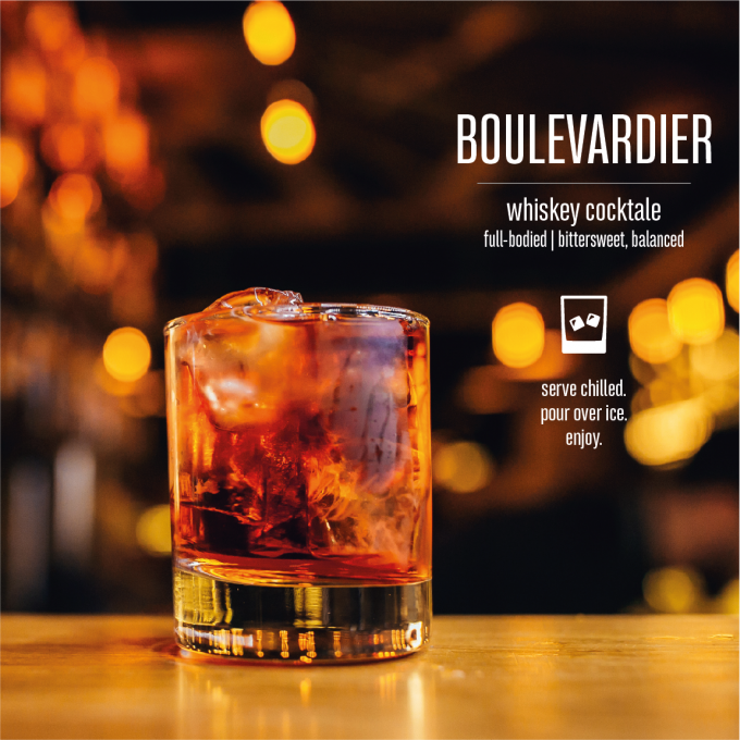 Boulevardier Bottled Cocktail Mood
