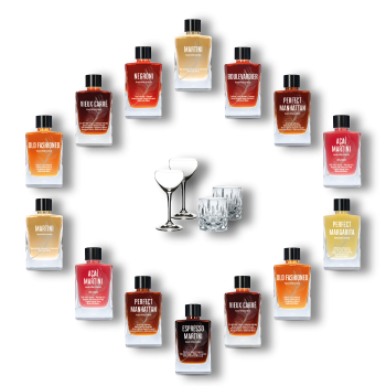 Cocktale • Ensemble Cocktalean 4 Gläser • Cocktale • premium bottled Coktails.